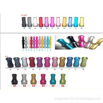 Wholesale ecig drip tip with various style and color